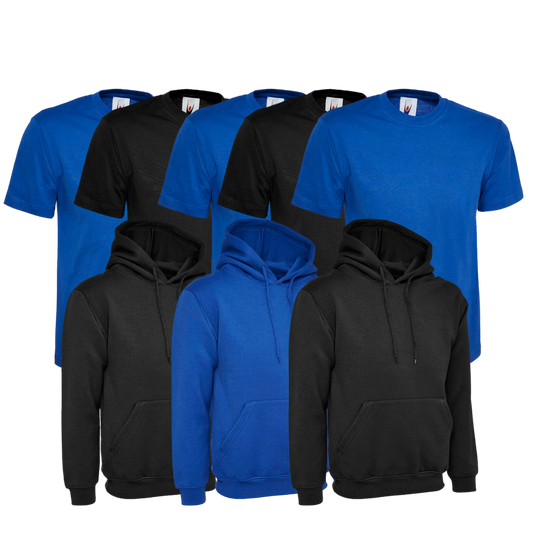 Workwear Package with LPB embroidery - 5x T-Shirt + 3x Hoodie