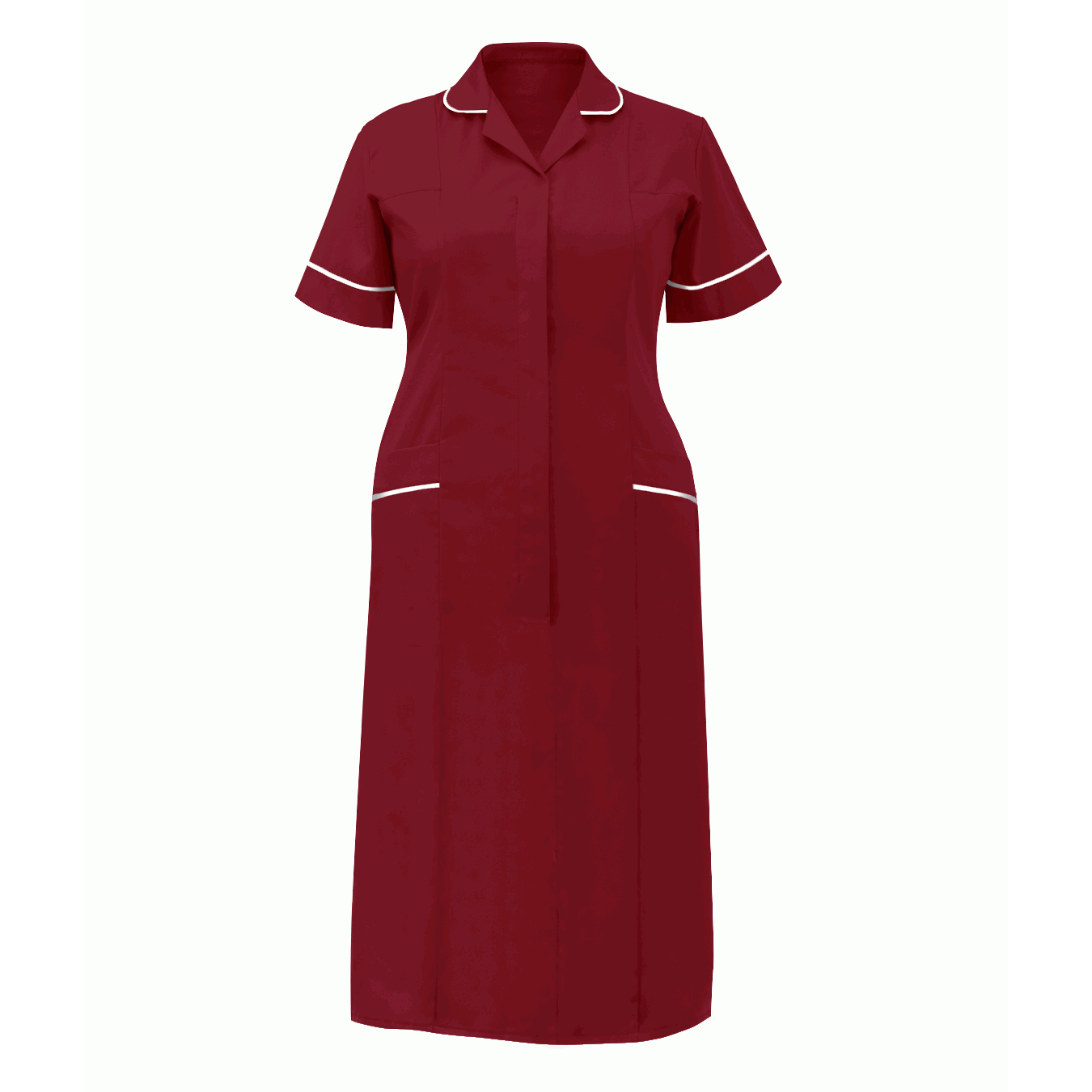 CLASSIC STEPIN DRESS: LADIES - BURGUNDY