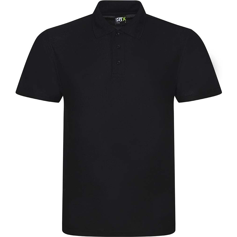 Pro RTX Pro Polyester Polo Shirt - Black