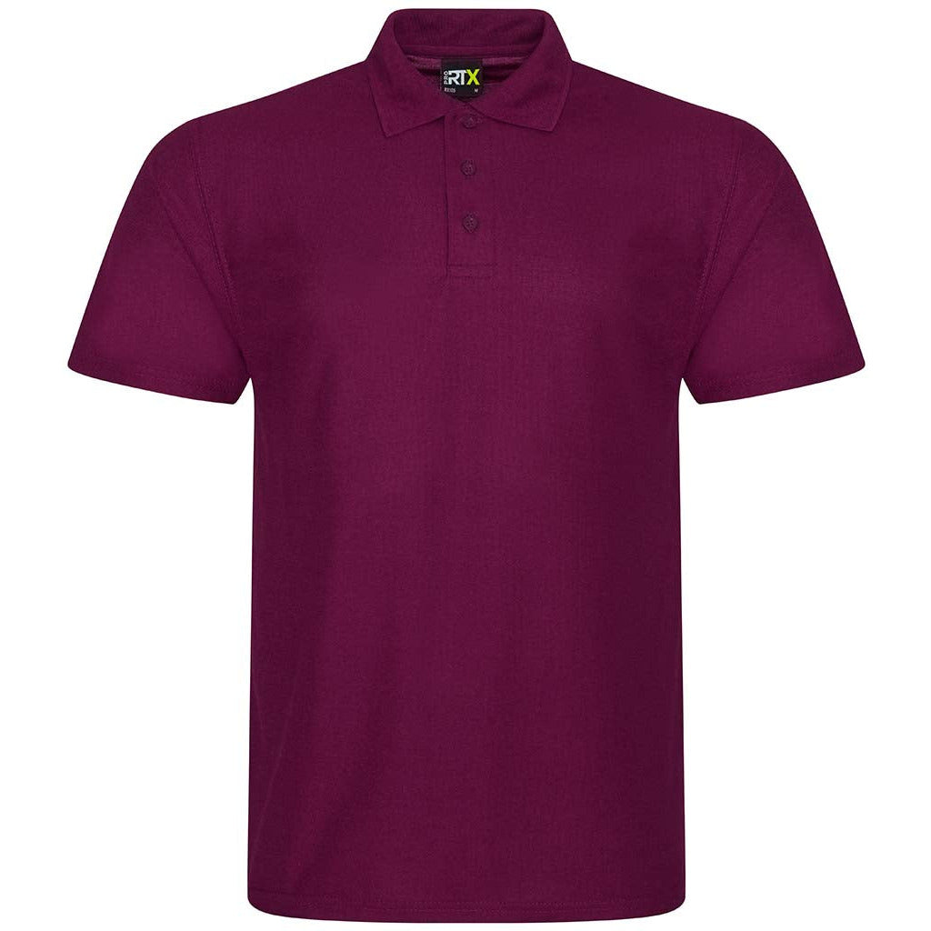 Pro RTX Pro Polyester Polo Shirt - Burgundy