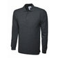 longsleeve-poloshirt Charcoal Grey