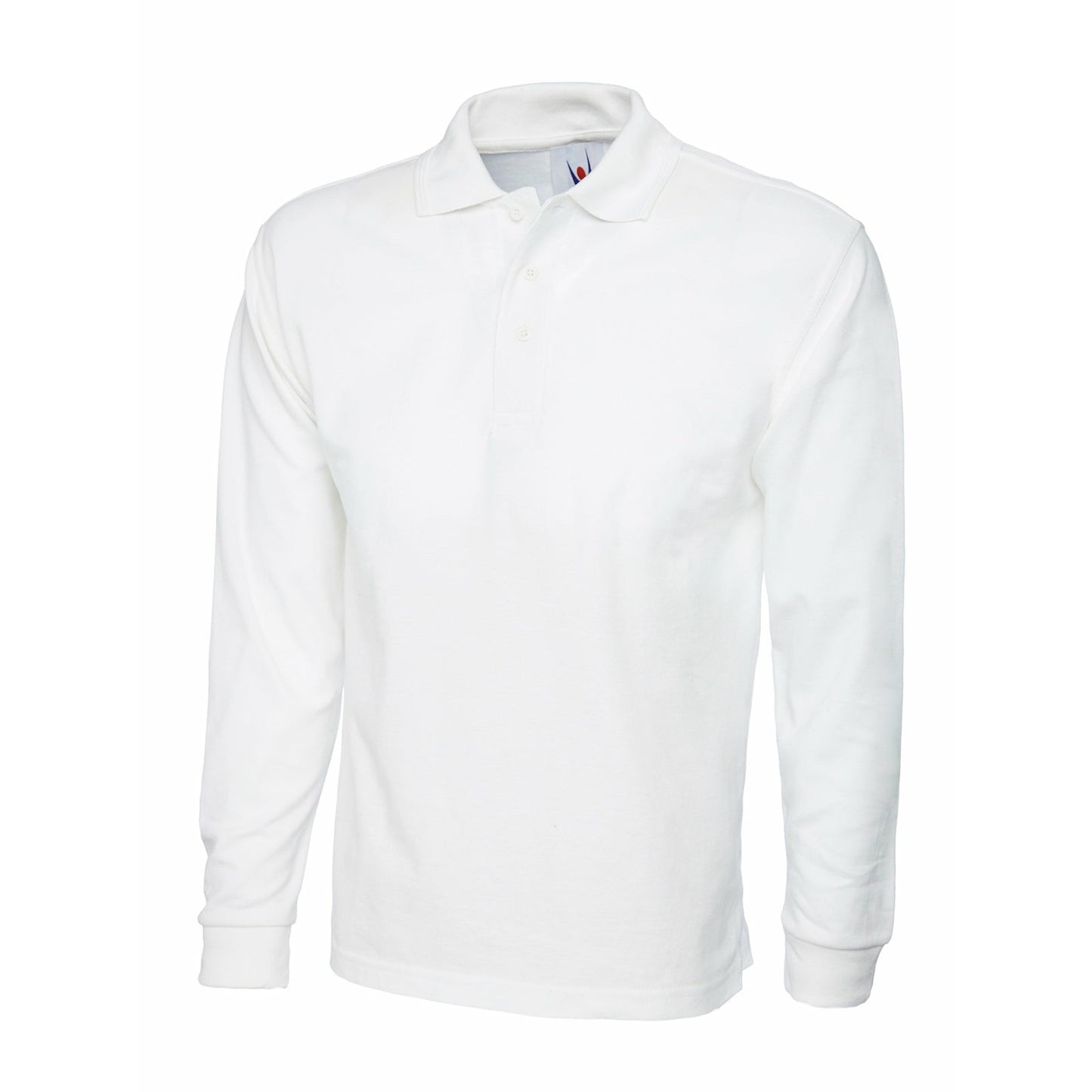 longsleeve-poloshirt White