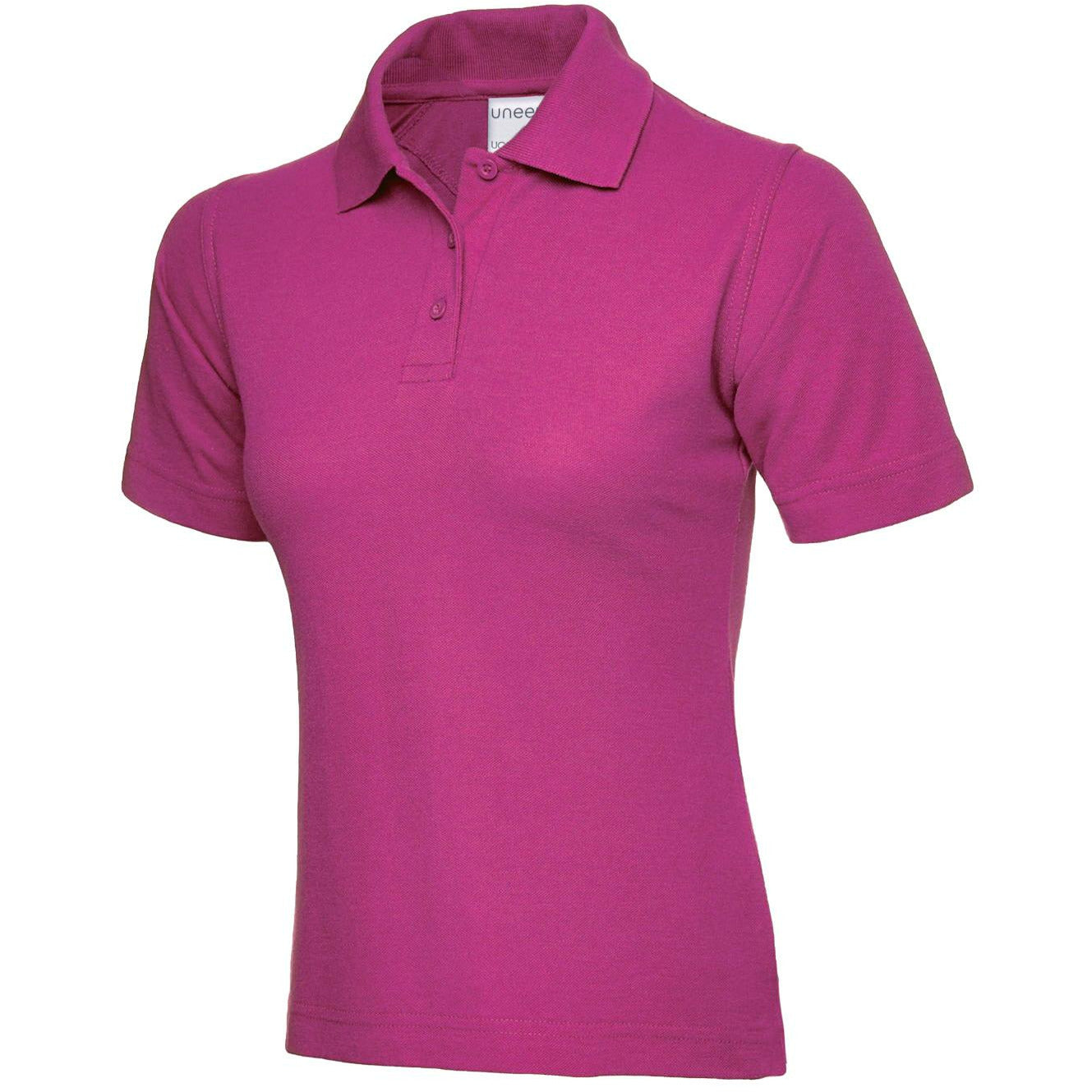 ladies-ultra-cotton-poloshirt Hot Pink