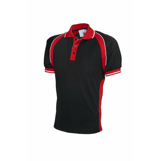 sports-poloshirt Black / Red