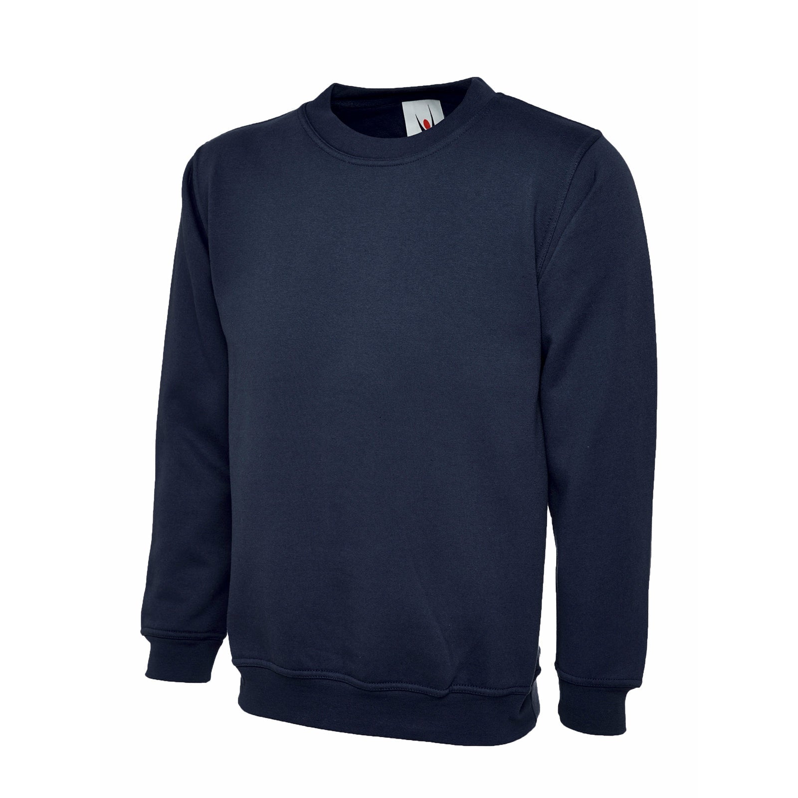 Ladies Deluxe Crew Neck Sweatshirt Navy