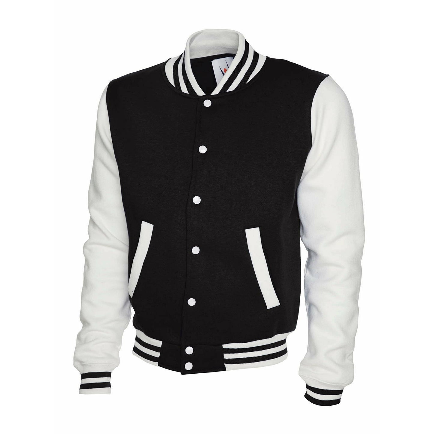 Mens varsity jacket black