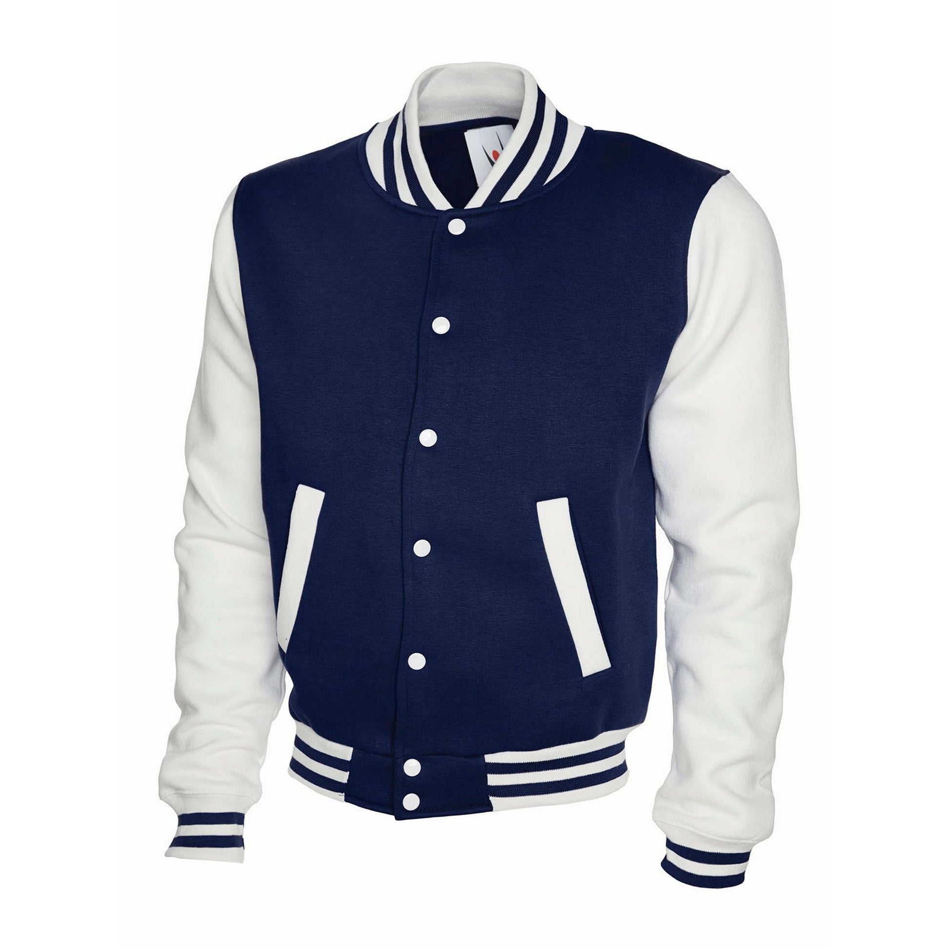 mens varsity jacket navy