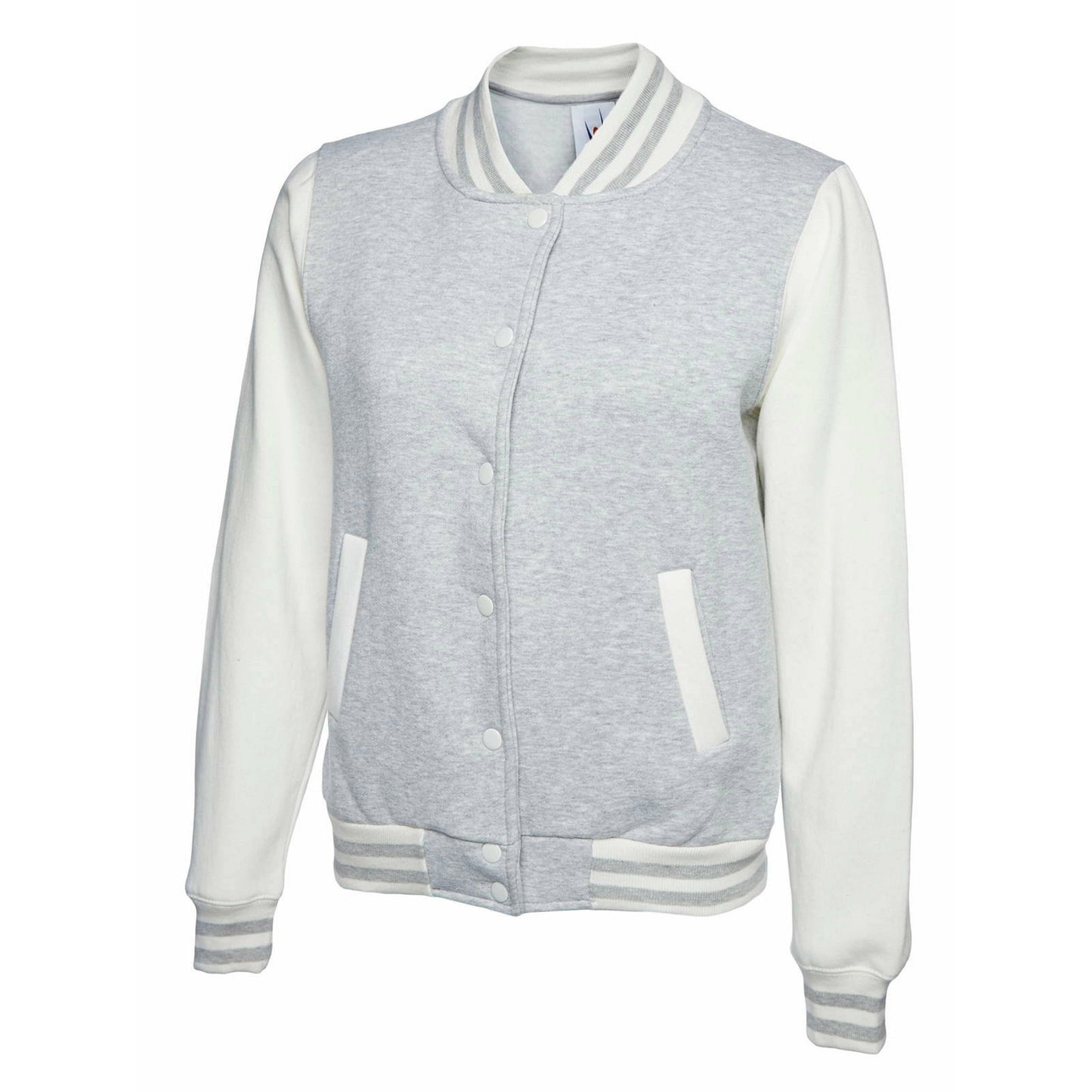 Ladies varsity jacket Heather grey