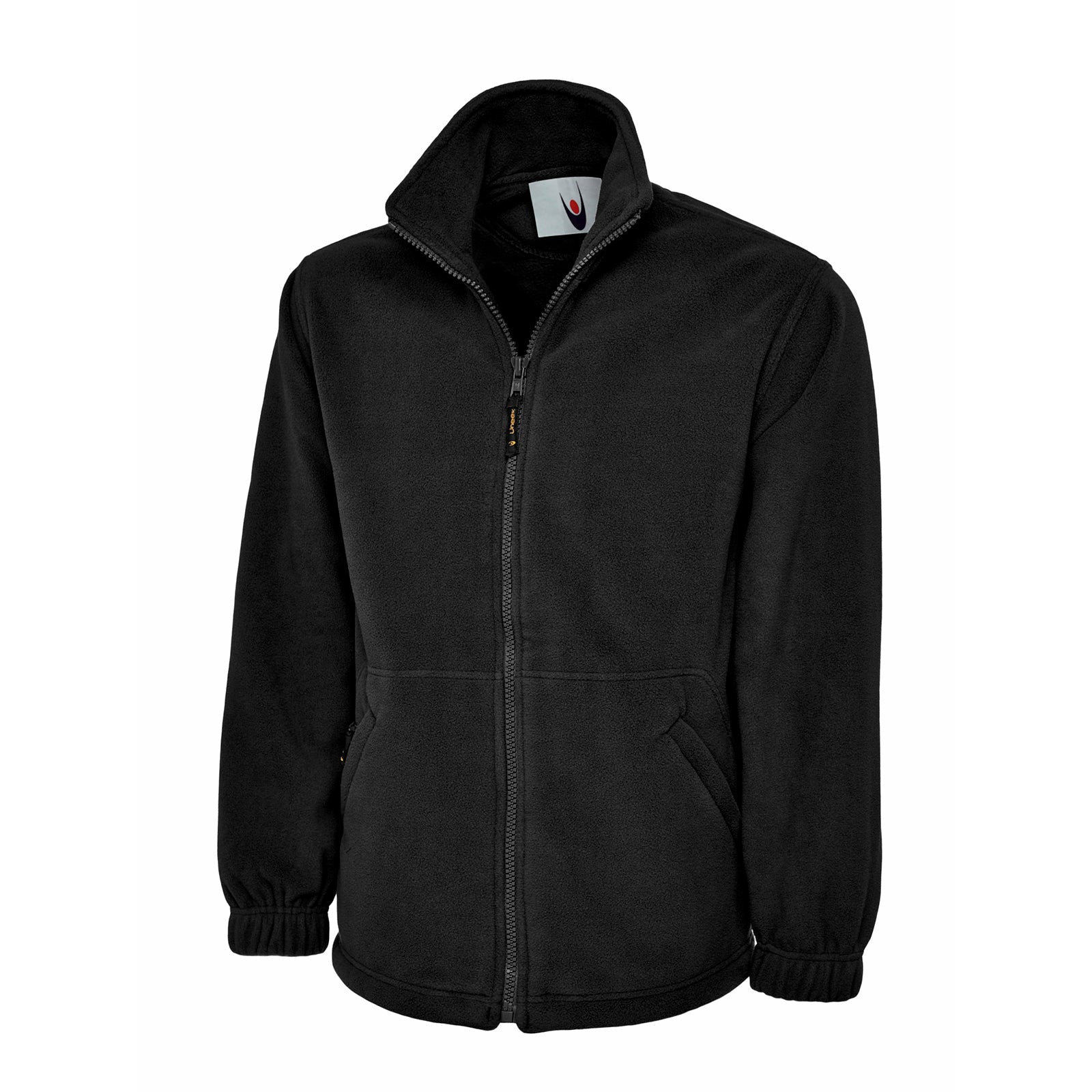 Black microfleece jacket