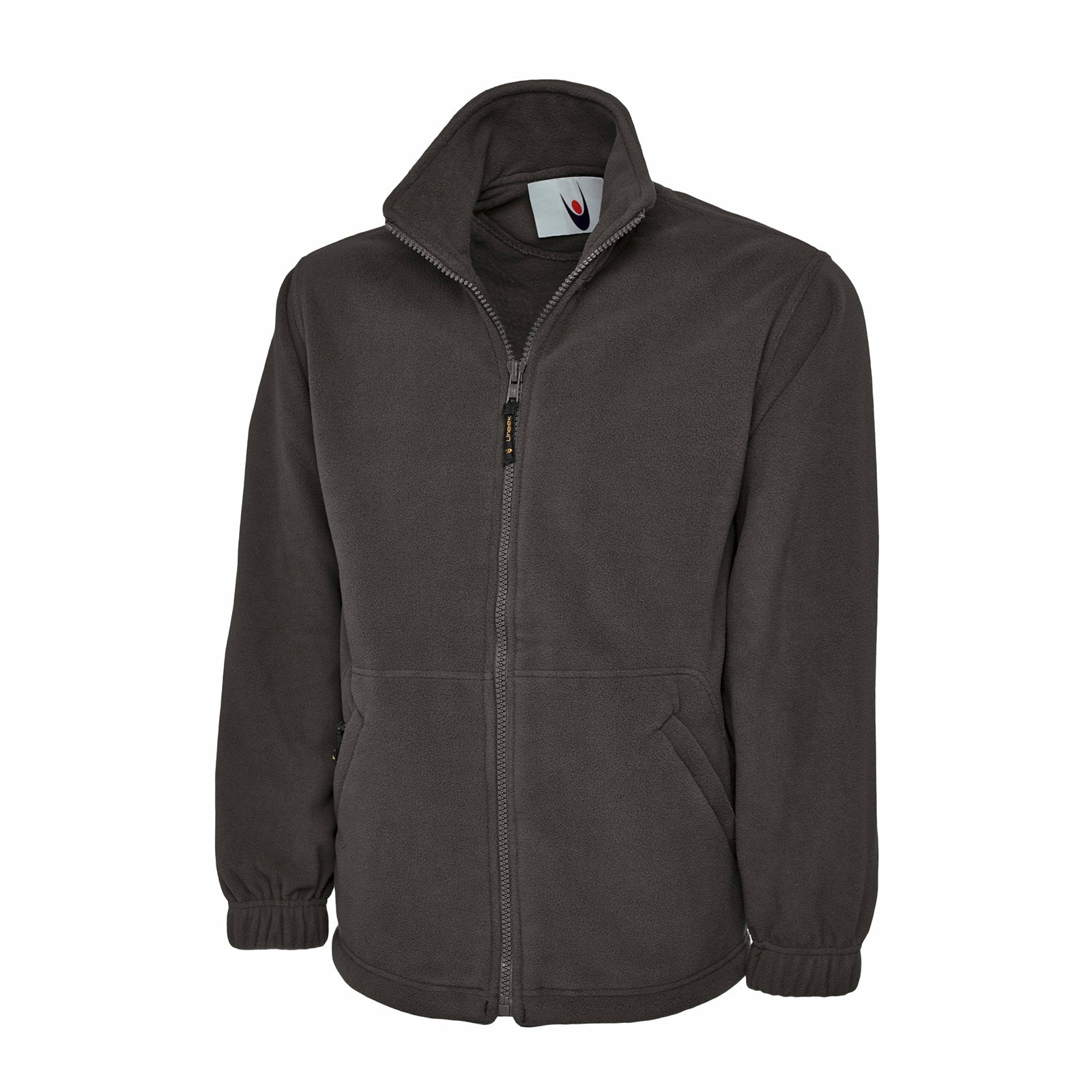 Charcoal microfleece jacket