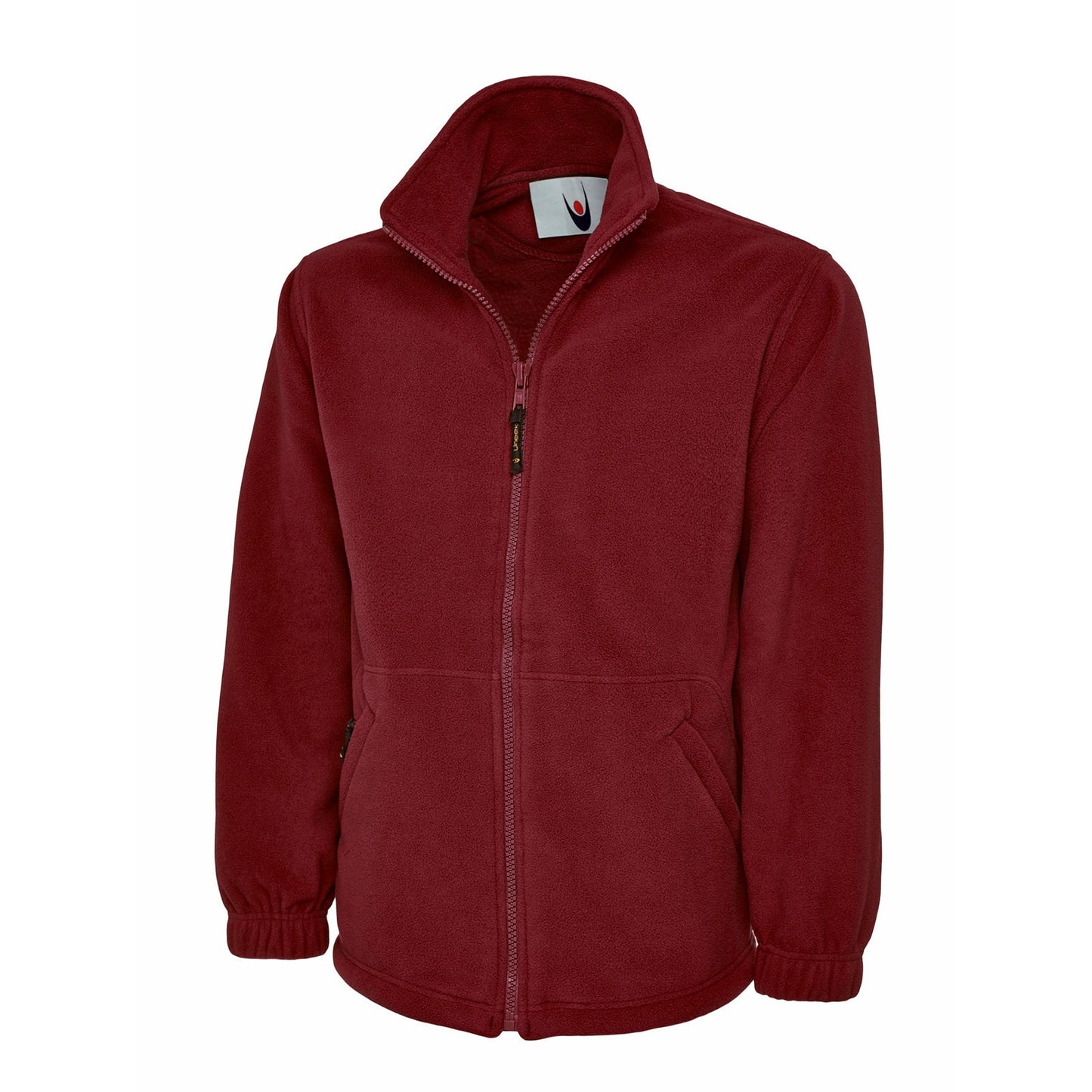 Maroon microfleece jacket