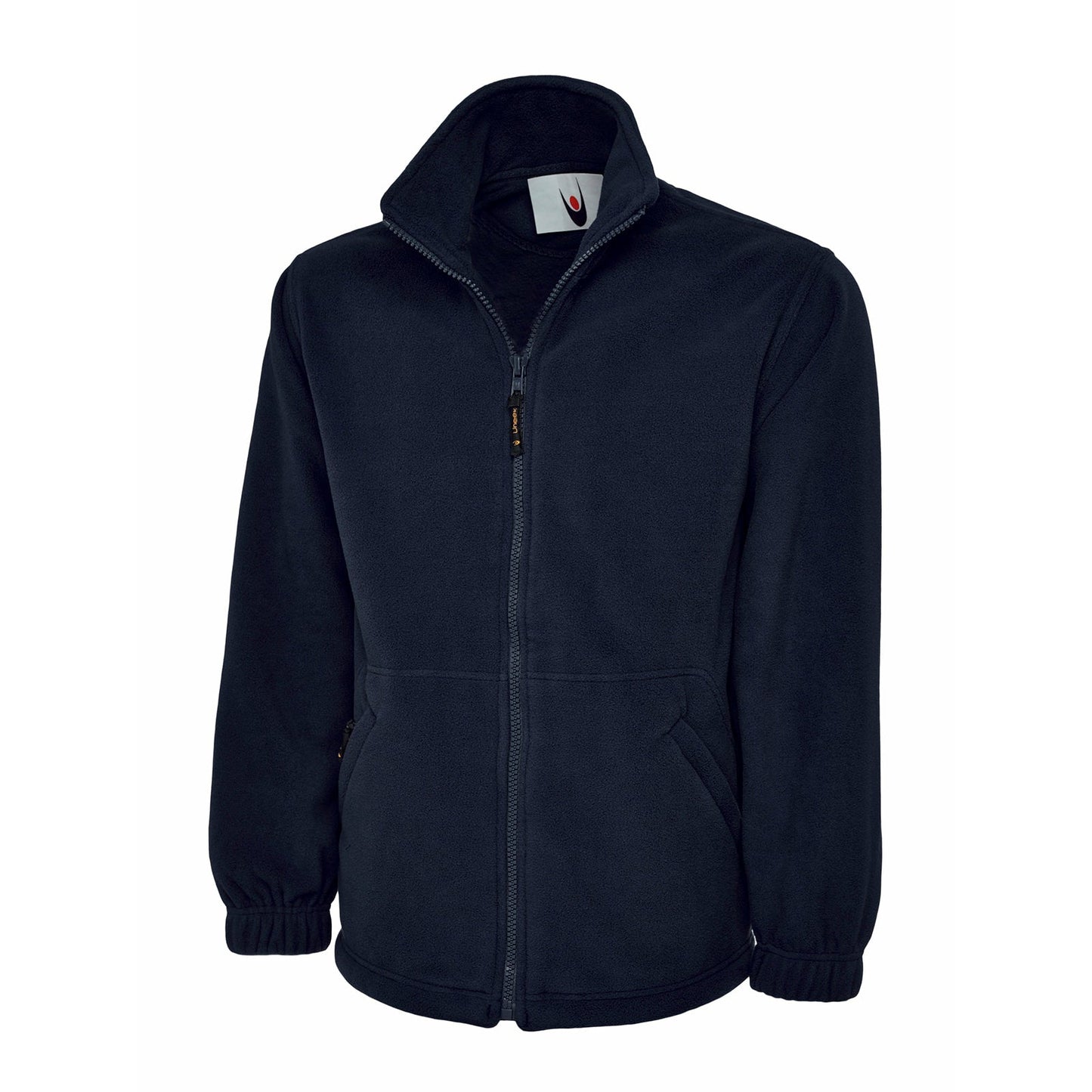 Navy microfleece jacket