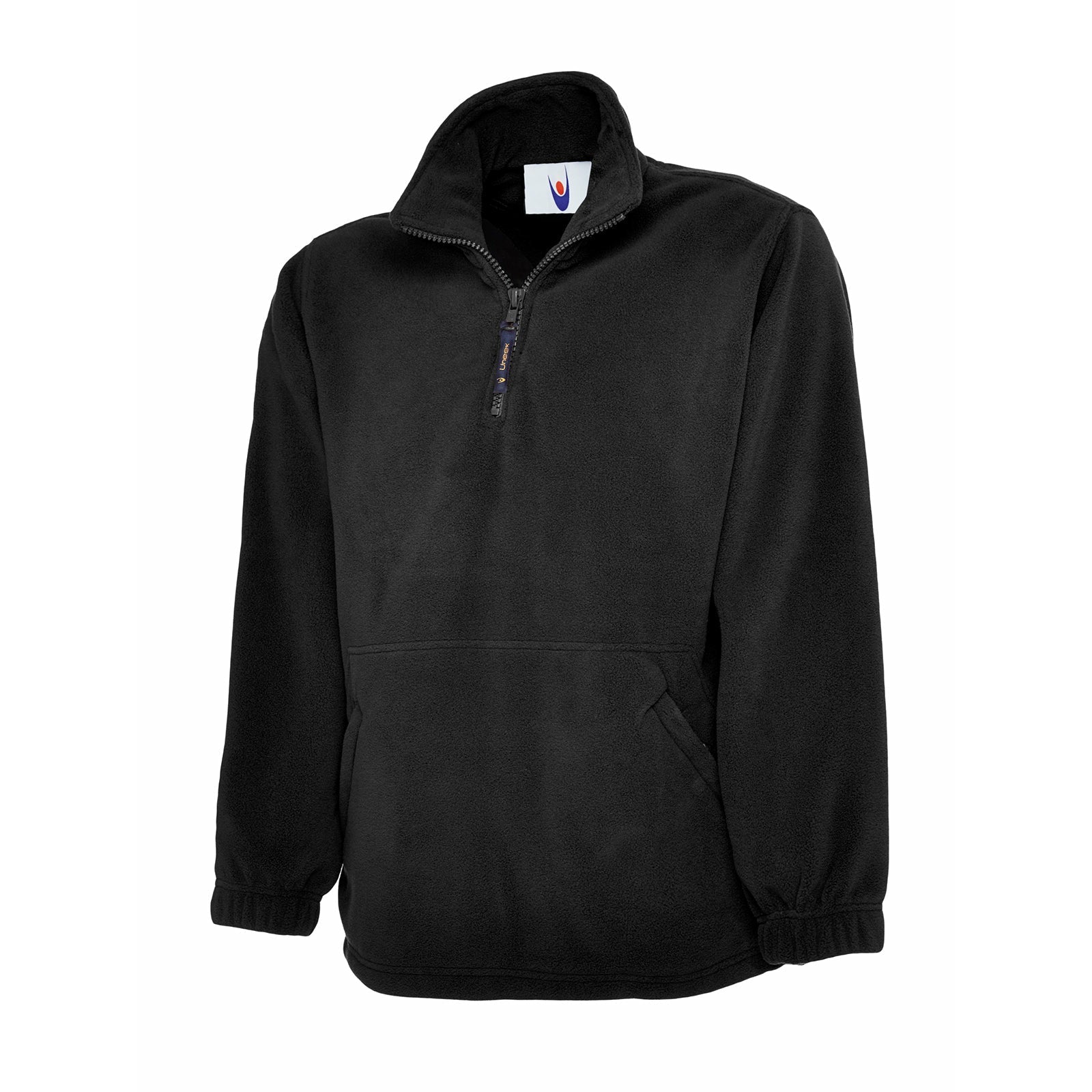 Premium 1/4 zip fleece Black