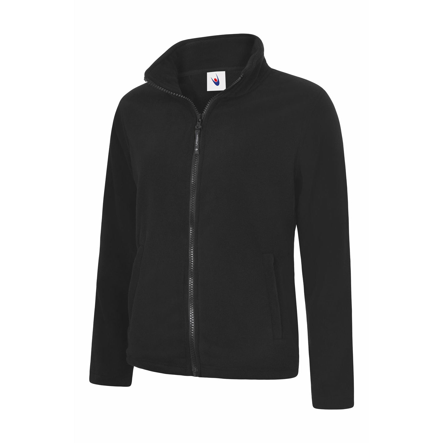 Ladies classic full zip fleece Black