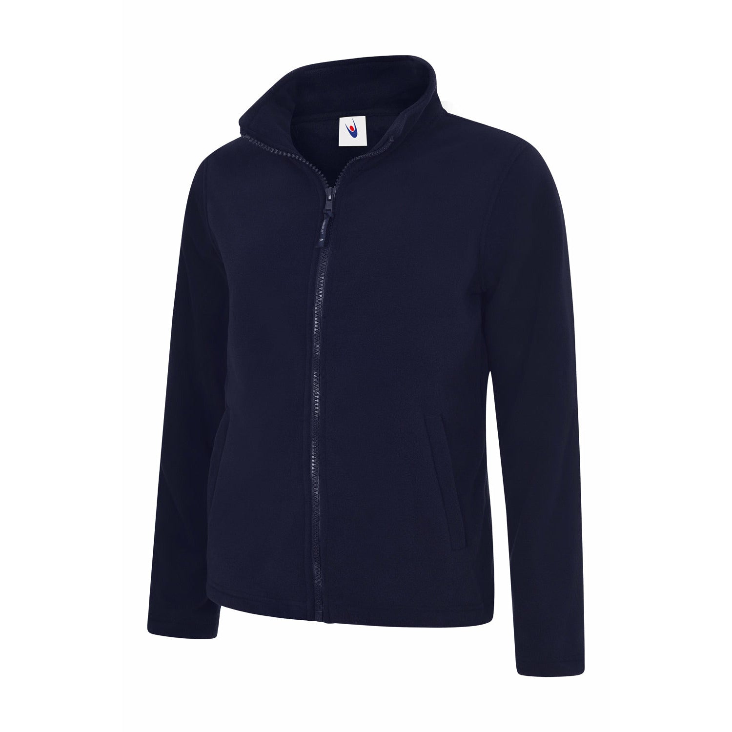 Ladies classic full zip fleece navy