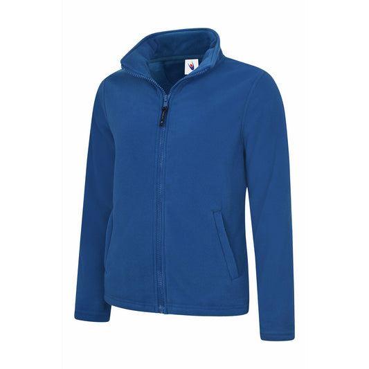 Ladies classic full zip fleece Royal