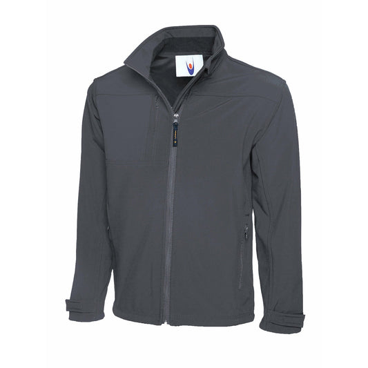 Premium full zip softshell Grey