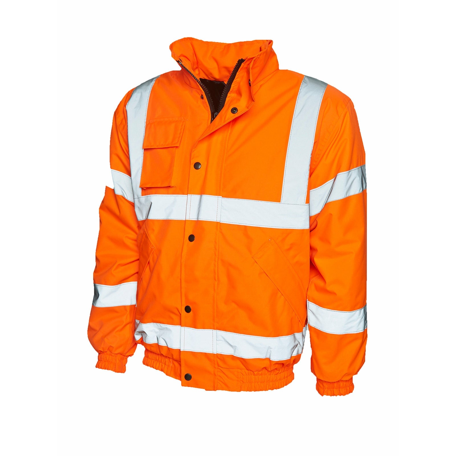 High Visibility Bomber Jacket Orange