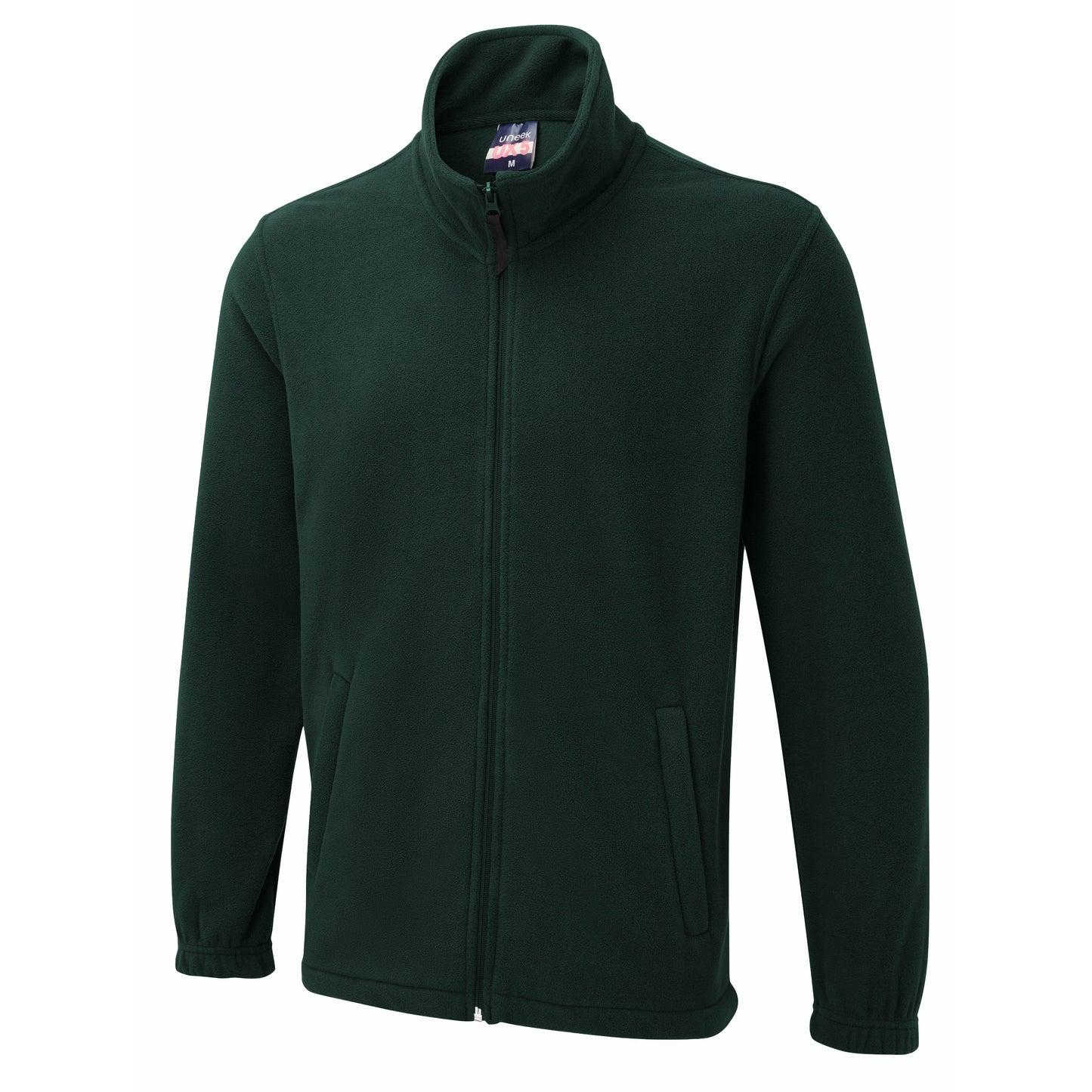 Bottle green UX full zip fleece