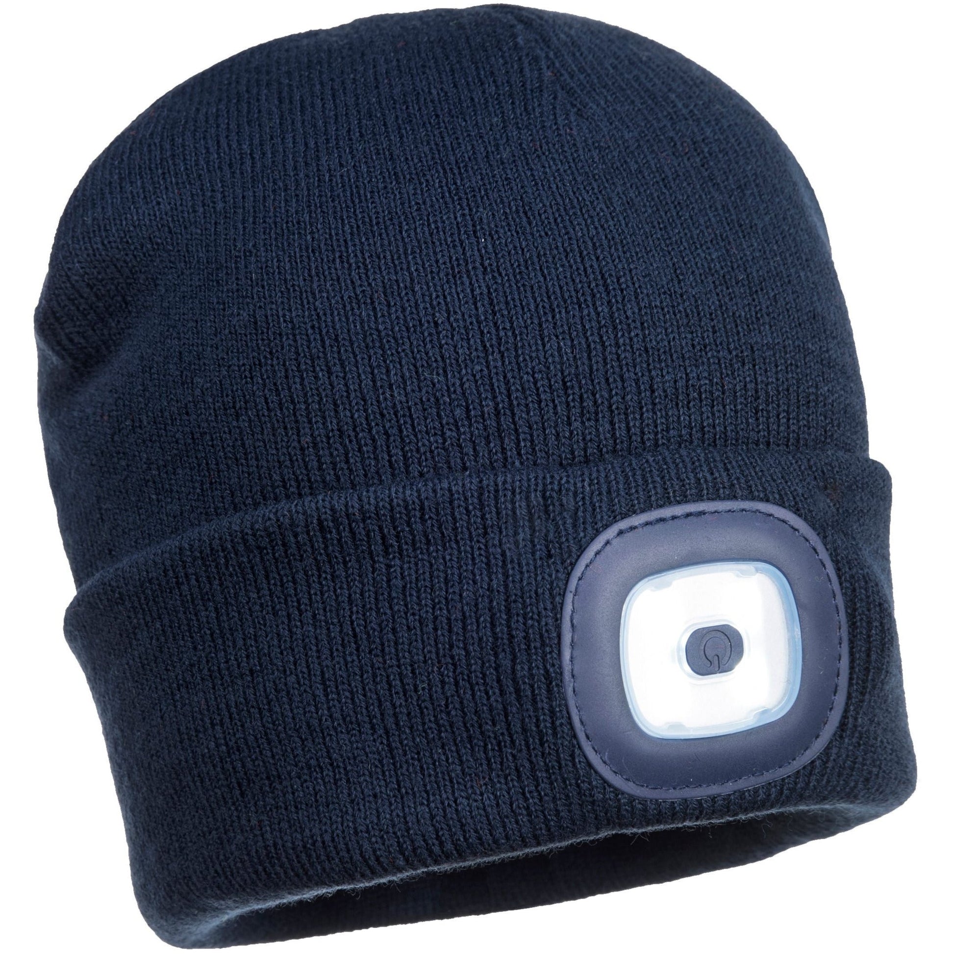 Portwest LED light JUNIOR Beanie - USB Rechargeable - Navy