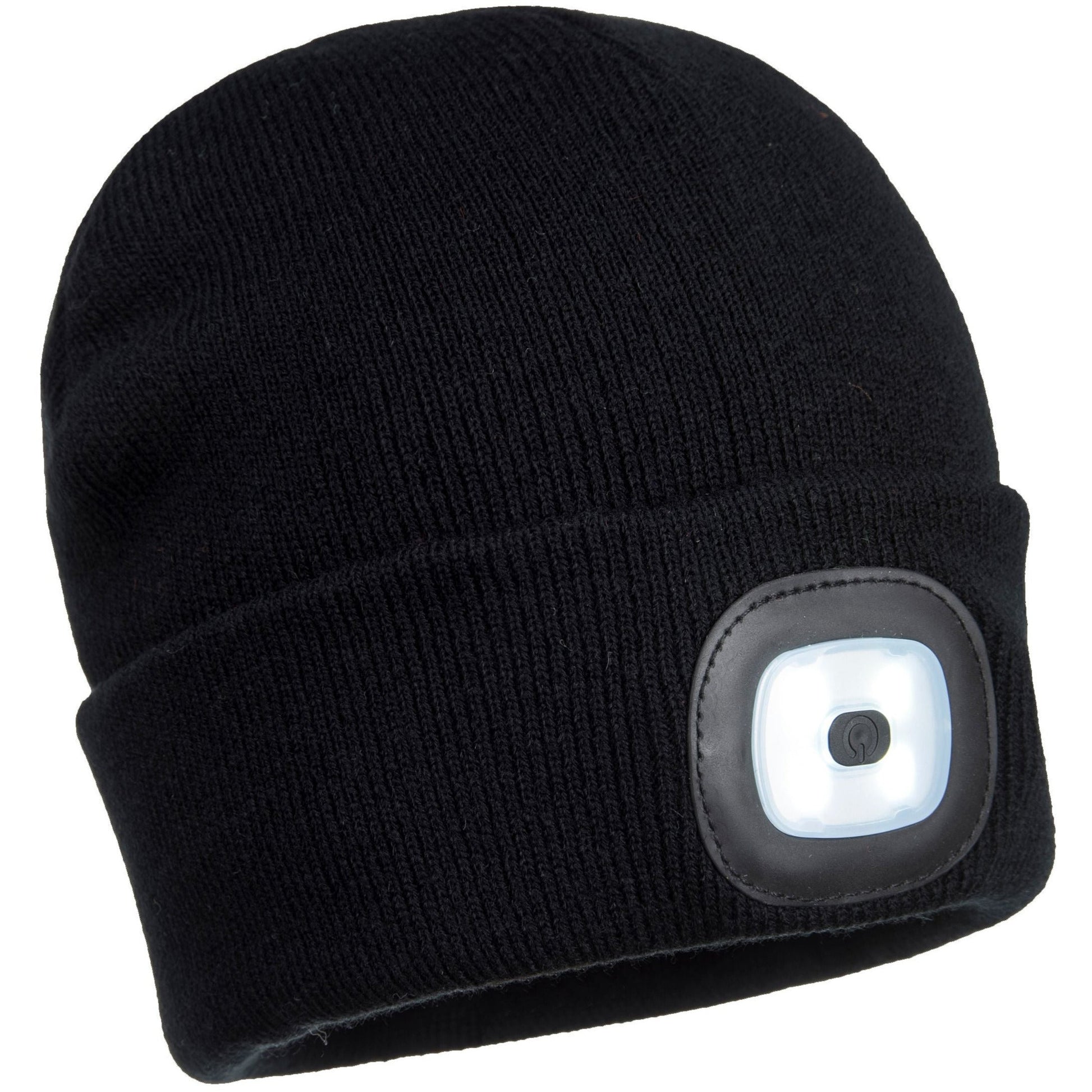 Portwest LED light JUNIOR Beanie - USB Rechargeable - Black