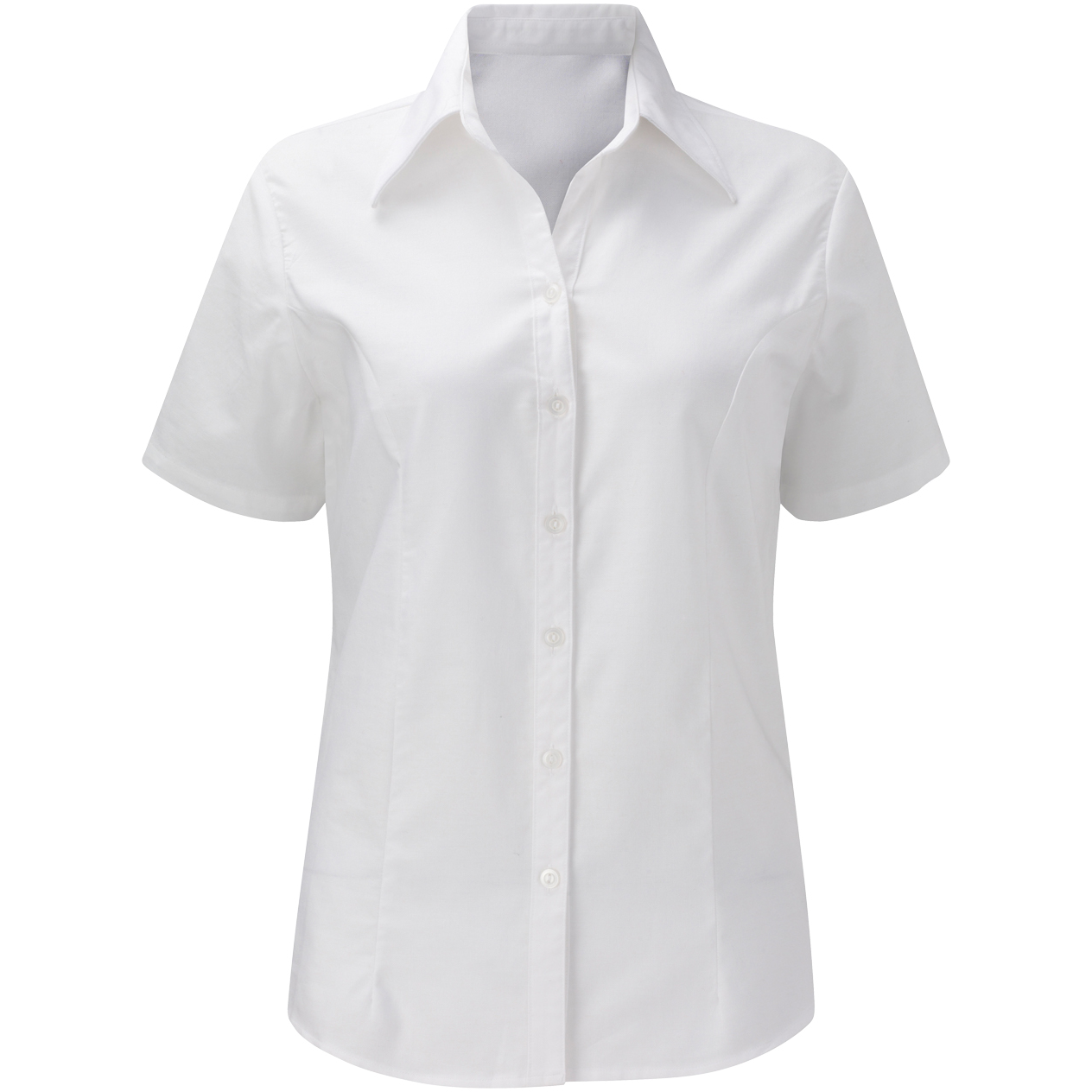 OXFORD BLOUSE: SHORT SLEEVE