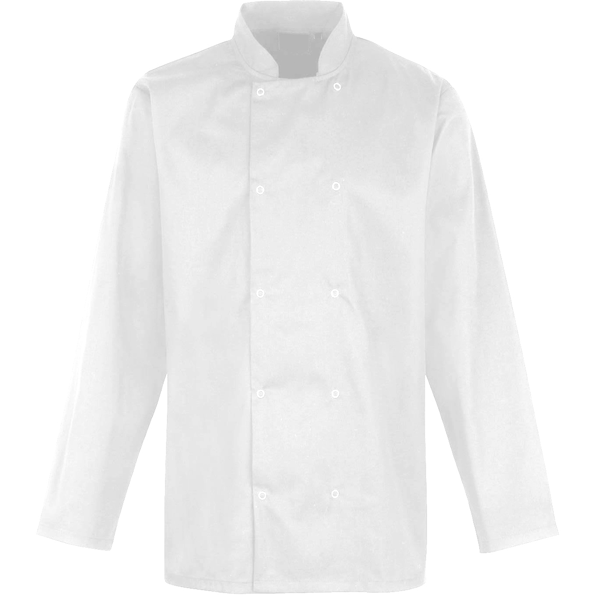 CHEF'S JACKET: UNISEX LONG SLEEVE White