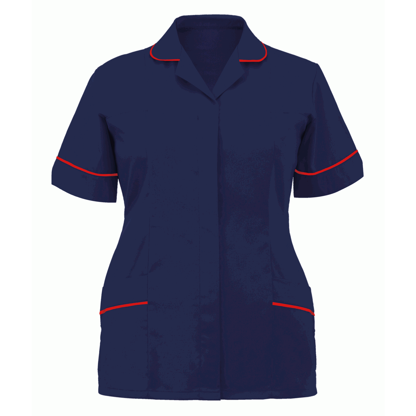 CLASSIC TUNIC: LADIES - NAVY / RED