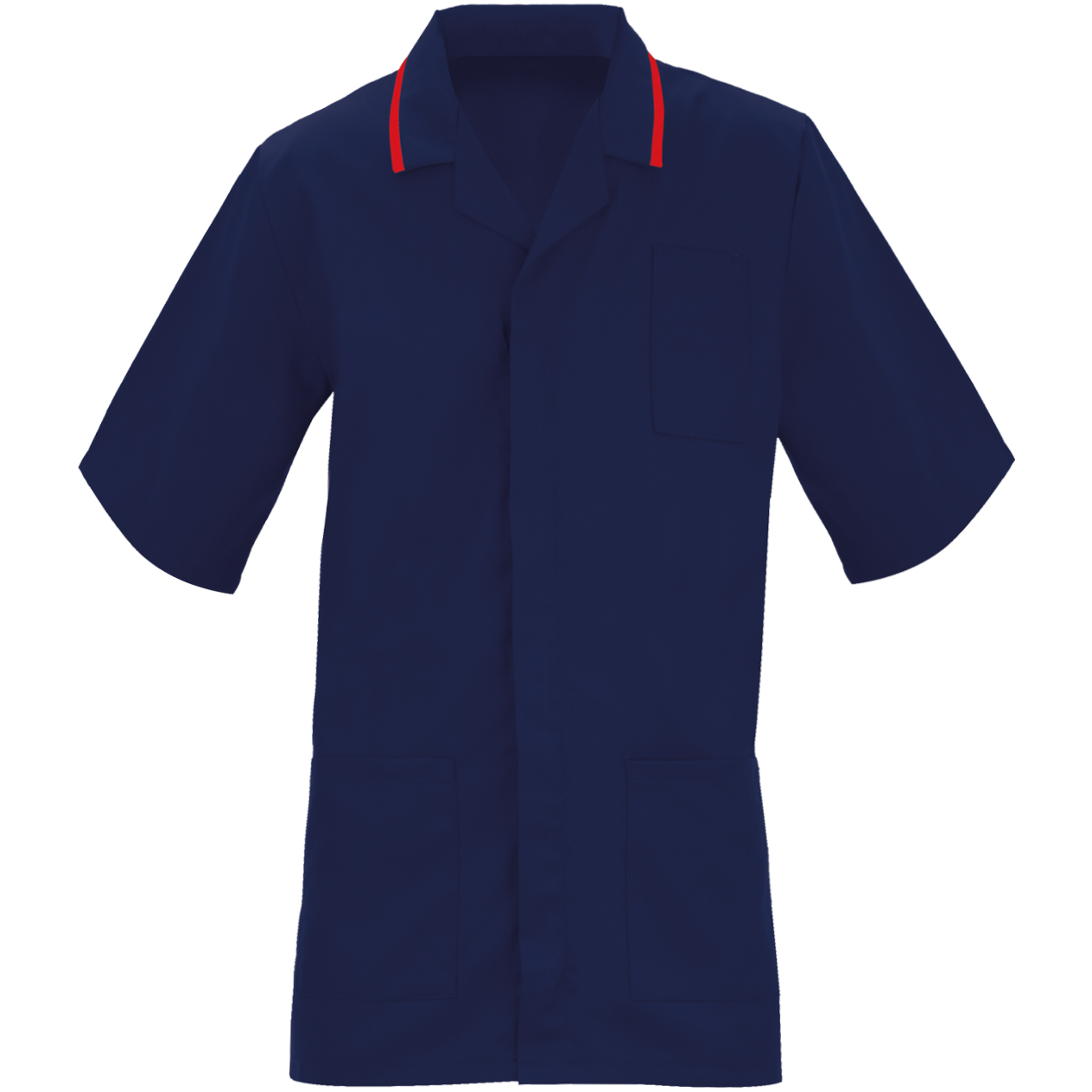 Men's Healthcare Tunic Navy & Red